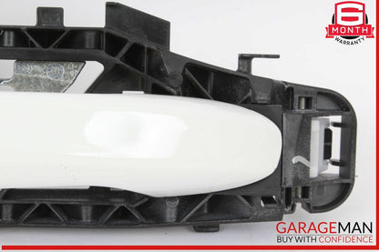 15-20 Mercedes W205 C300 C63 AMG S Rear Left Side Exterior Door Handle White OEM