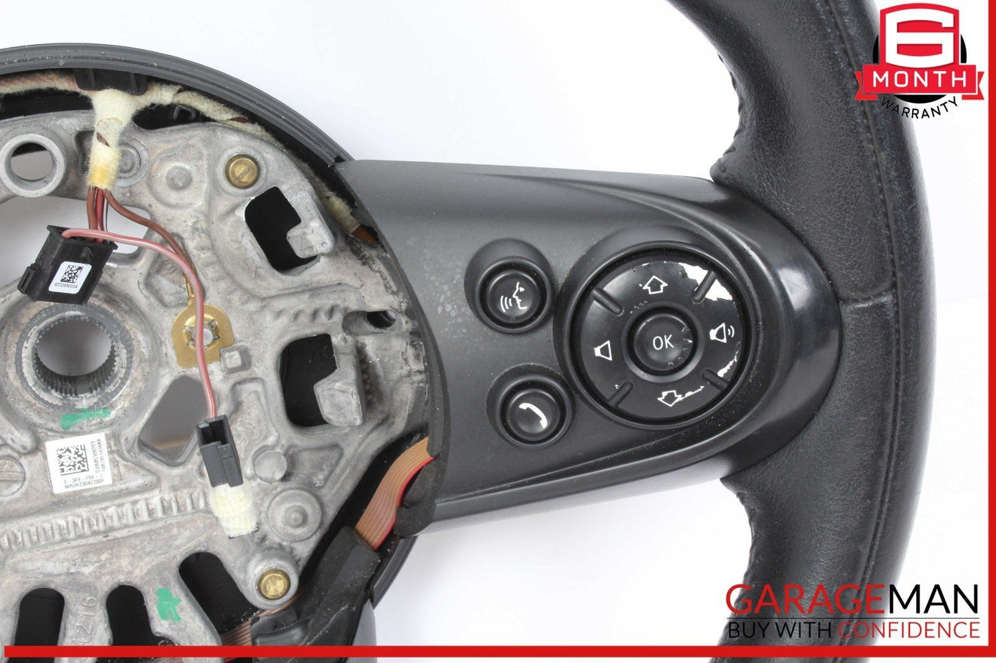14-21 Mini Cooper Front Left Driver Side Steering Wheel Black OEM