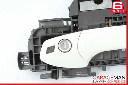 10-13 Mercedes W212 E550 E63 Front Left Side Exterior Door Handle Calcite White