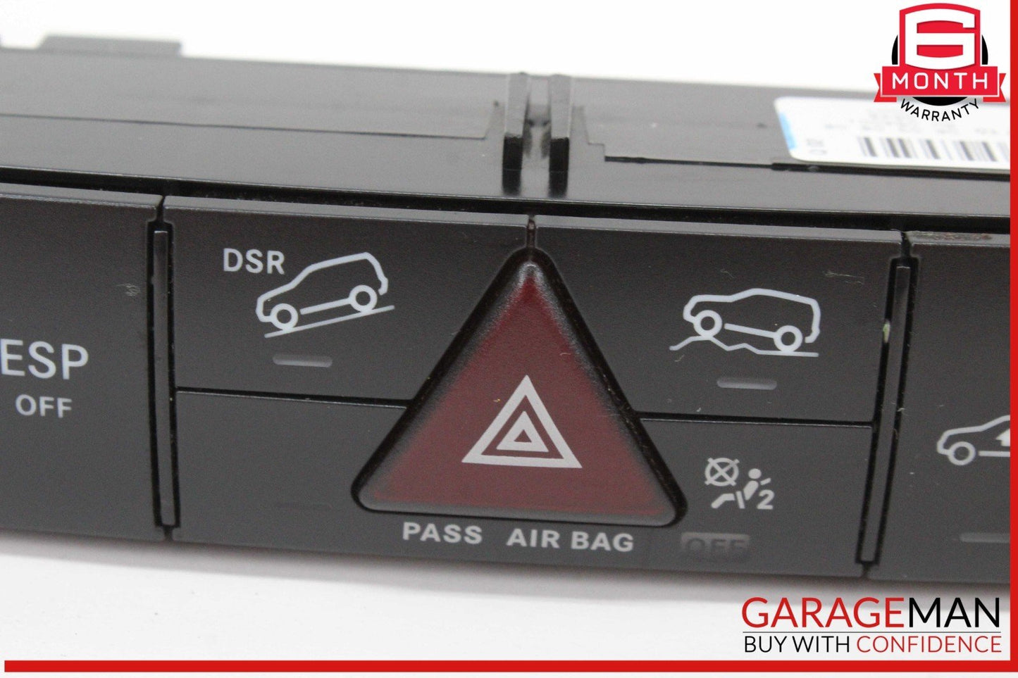 06-12 Mercedes X164 GL450 4MATIC Hazard Control Switch Panel 1648709210 OEM