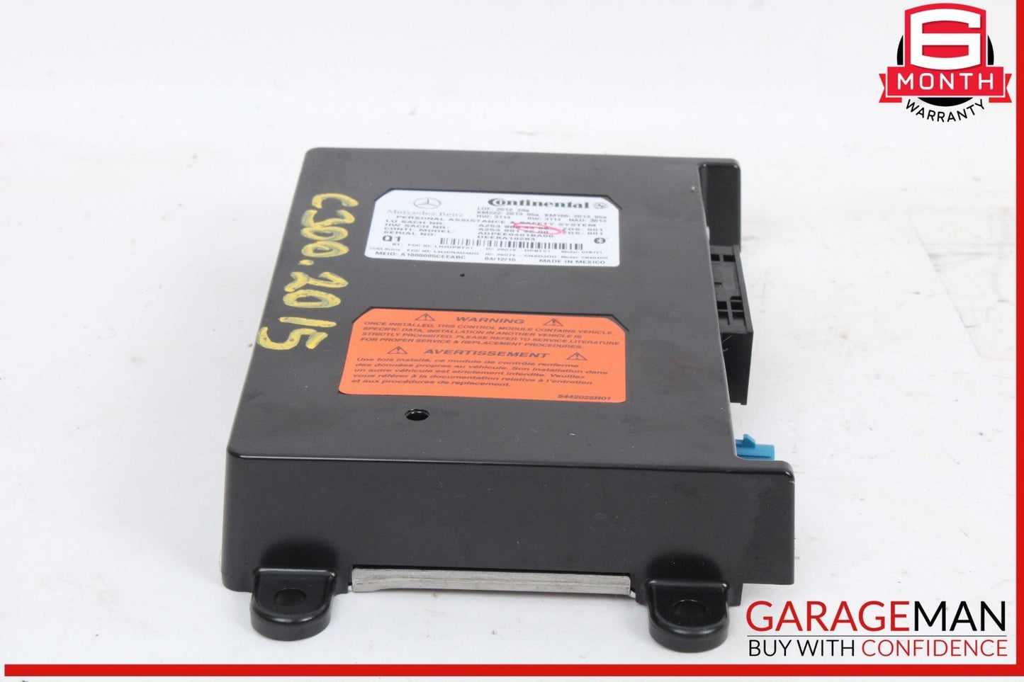 12-20 Mercedes W205 C300 4MATIC Communication Control Module Unit 2539004400 OEM