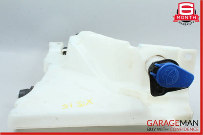 10-15 Jaguar XJ Windshield Washer Fluid Reservoir Tank w/ Filler Neck Assembly