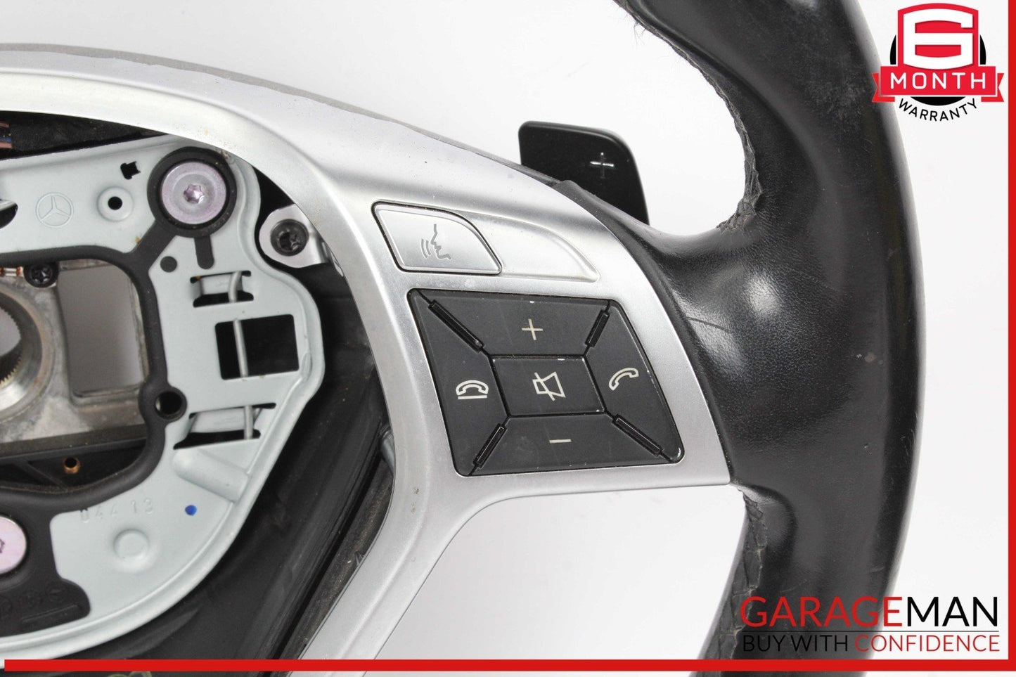12-16 Mercedes R172 SLK250 SLK300 Steering Wheel w/ Paddle Shifters Black OEM