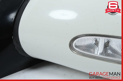 06-10 Mercedes W251 R350 Front Left Side Mirror Door Rear View Calcite White