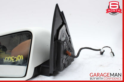 10-11 Mercedes W204 C300 C350 Front Left Side Mirror Door Rear View White OEM