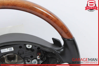 10-14 Mercedes W221 S400 S550 4 Spoke Steering Wheel w/ Paddle Shifters OEM