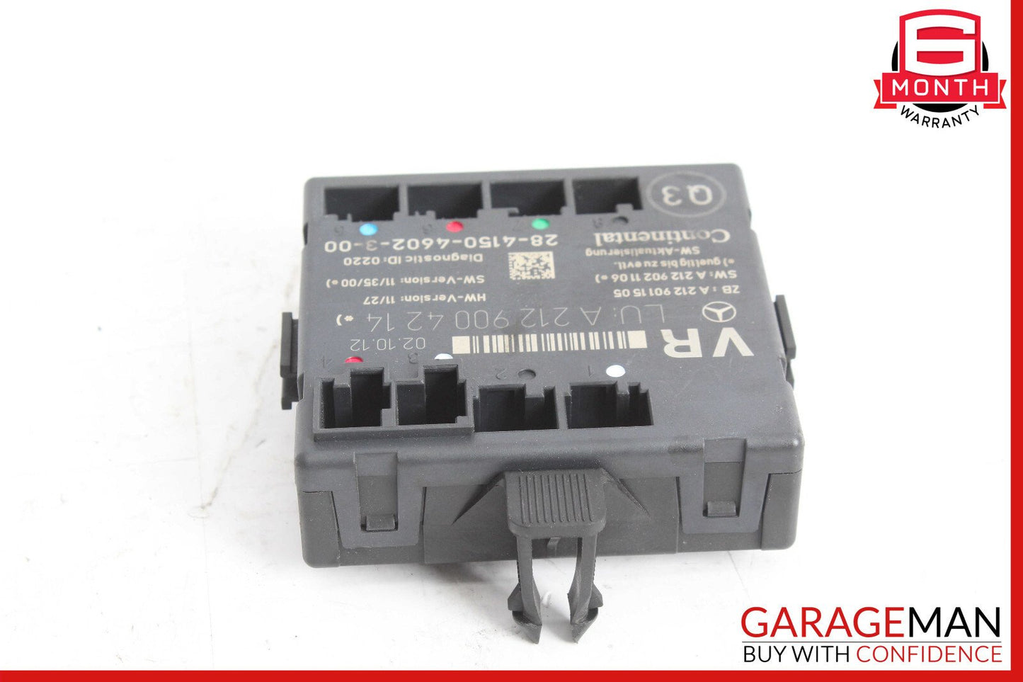 08-18 Mercedes R172 SLK250 Front Right Side Door Control Module Unit