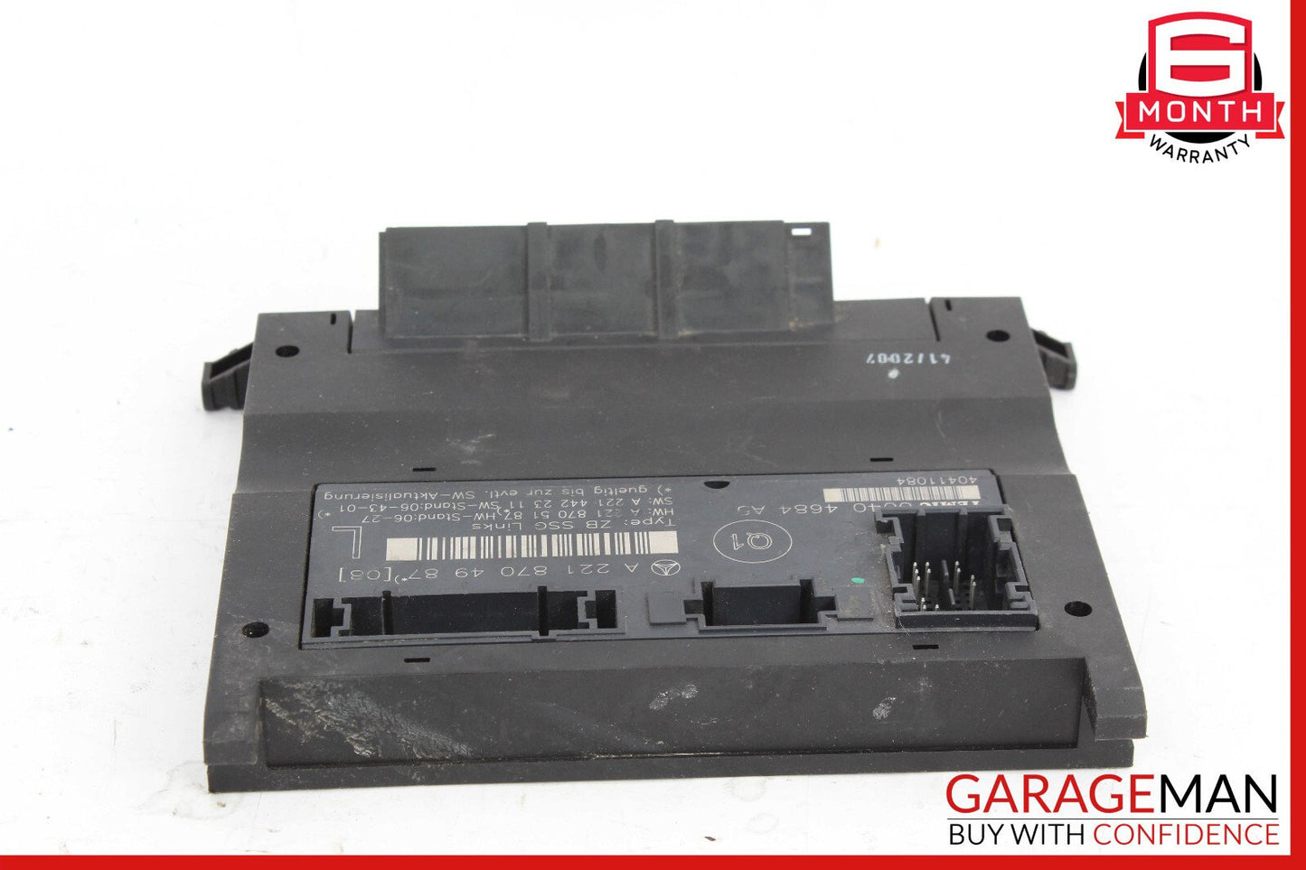 07-13 Mercedes W221 S550 S63 AMG Front Left Driver Side Under Seat Control Unit