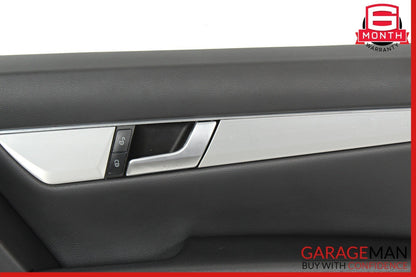 08-14 Mercedes W204 C300 Front Right Passenger Side Interior Door Panel OEM