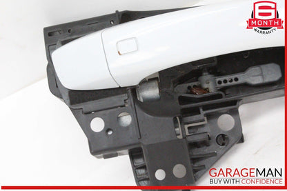 17-24 Audi Q7 Right Passenger Side Exterior Door Handle White 4M0837886A OEM