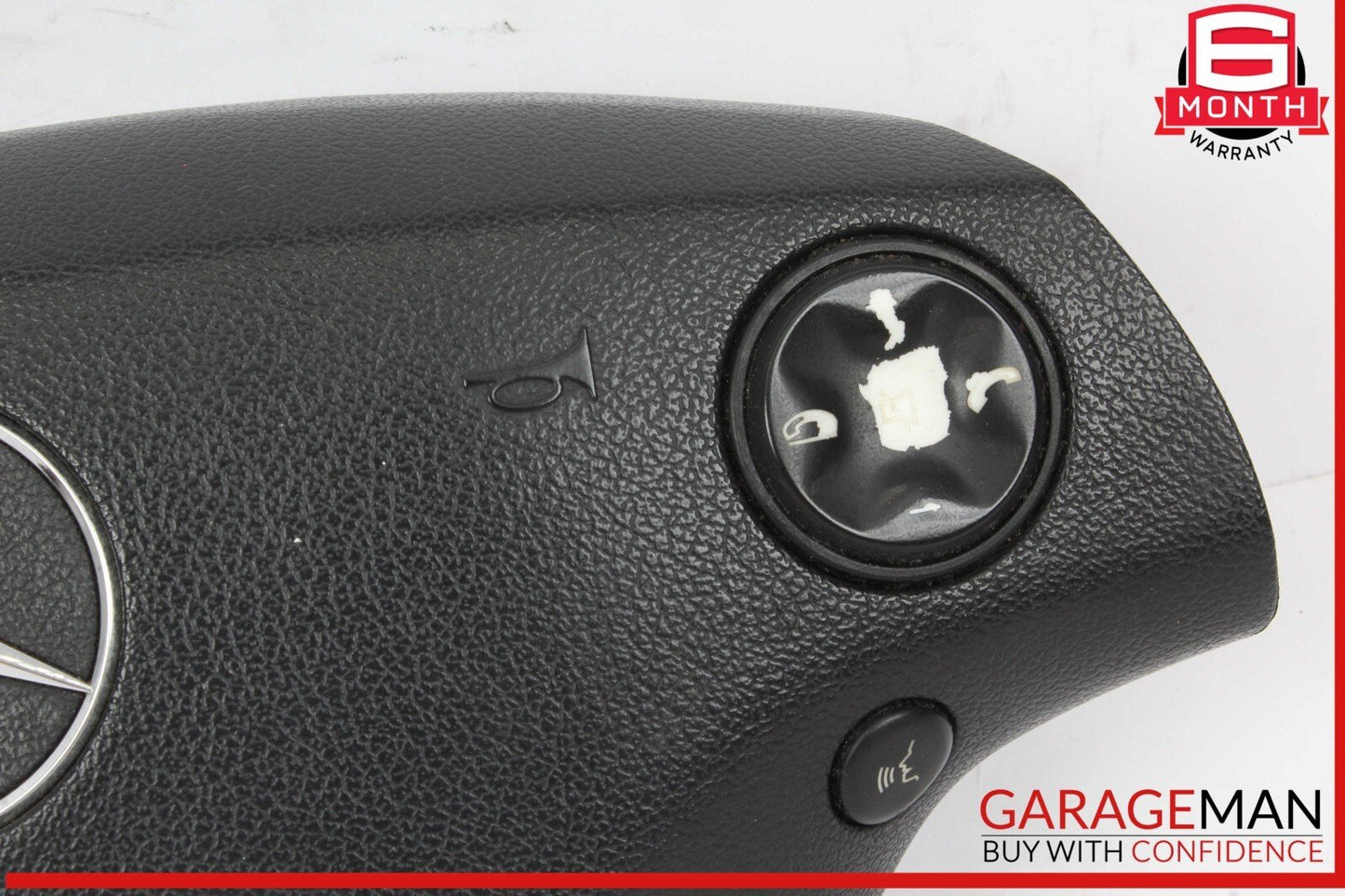 07-10 Mercedes W221 S550 CL550 Steering Wheel Airbag Air Bag Assembly Black OEM
