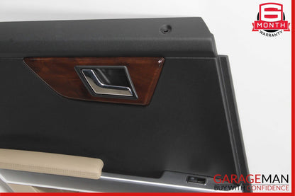 10-15 Mercedes X204 GLK350 Rear Left Interior Door Trim Panel Cover Brown