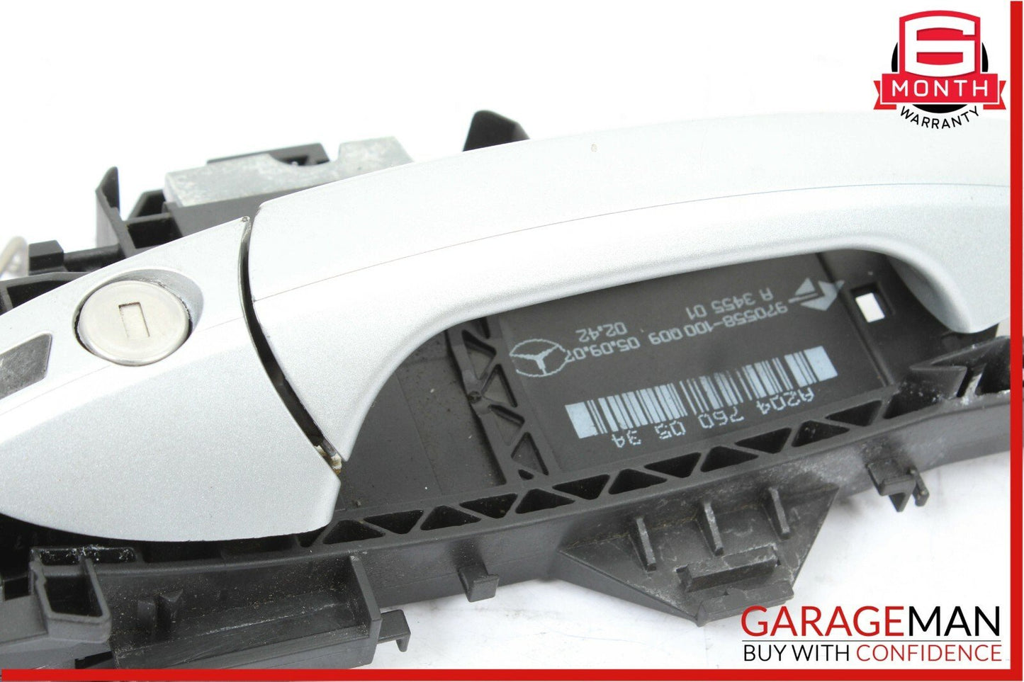 08-11 Mercedes W204 C300 C250 Front Left Driver Side Exterior Door Handle Silver