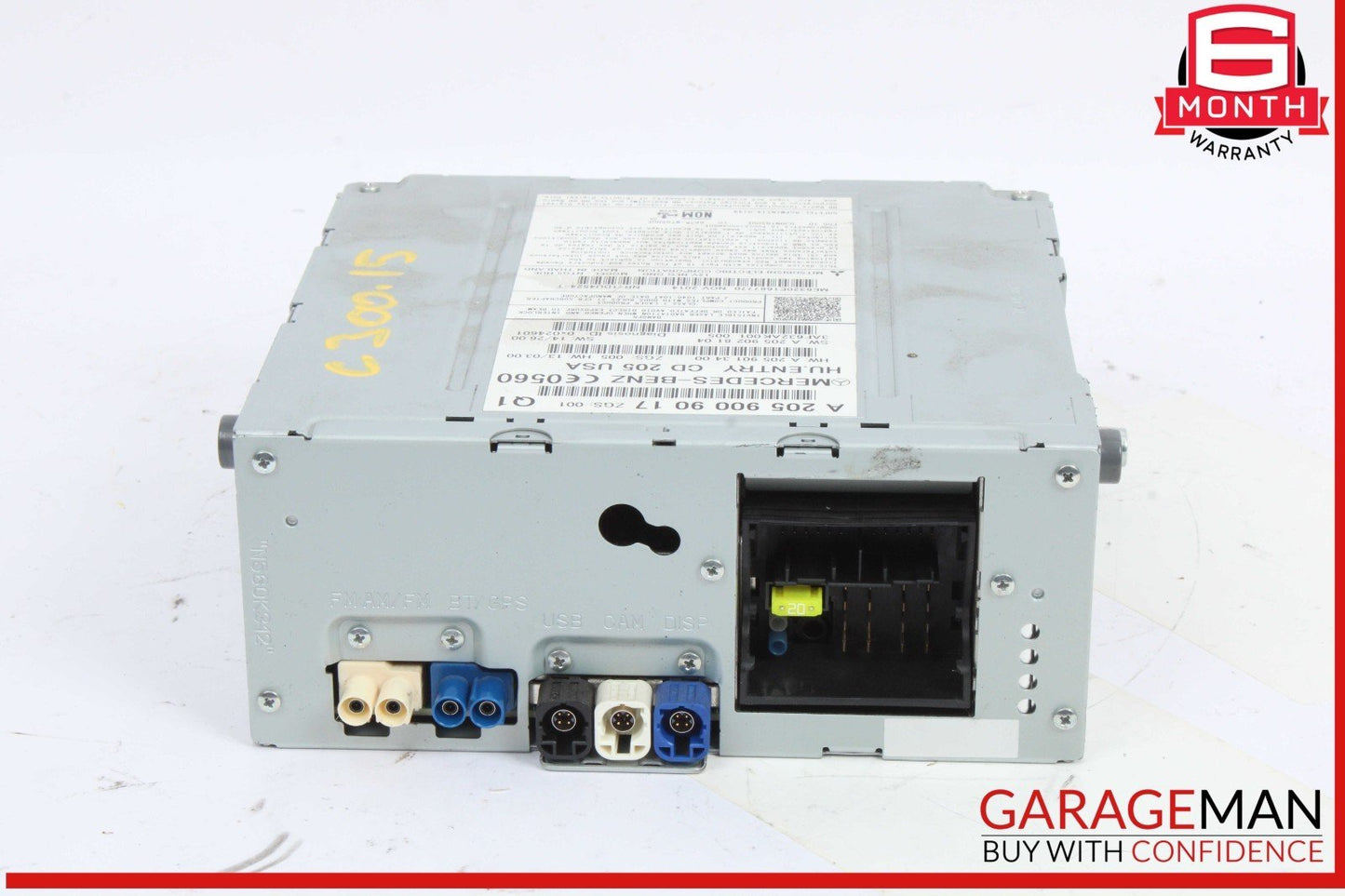 15-18 Mercedes W205 C300 C350e AM/FM CD Player Radio Receiver Module OEM