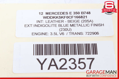 08-18 Mercedes W207 E350 E400 SLK350 Front Left Side Door Control Module OEM