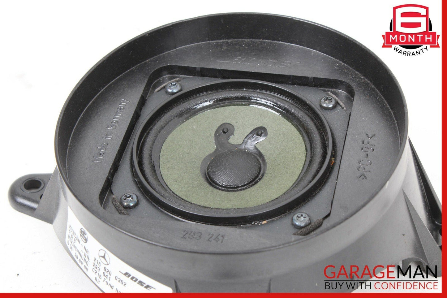 00-06 Mercedes W215 CL600 Complete Front & Rear Door Audio Speaker Set of 4 OEM
