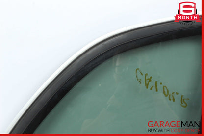 03-06 Porsche Cayenne 955 Rear Right Side Quarter Window Glass Panel Silver