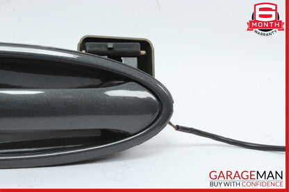 05-12 Porsche Boxster S 987 Cayman Front Right Exterior Door Handle Gray OEM