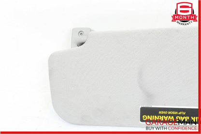 06-11 Mercedes W219 CLS500 Front Right Side Sunvisor Sun Visor Shade Suede Gray