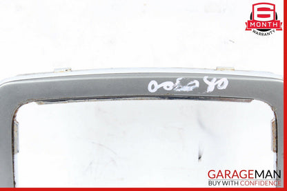 08-14 Mercedes C300 GLK350 E350 Center Console Shift Shifter Bezel Trim Silver