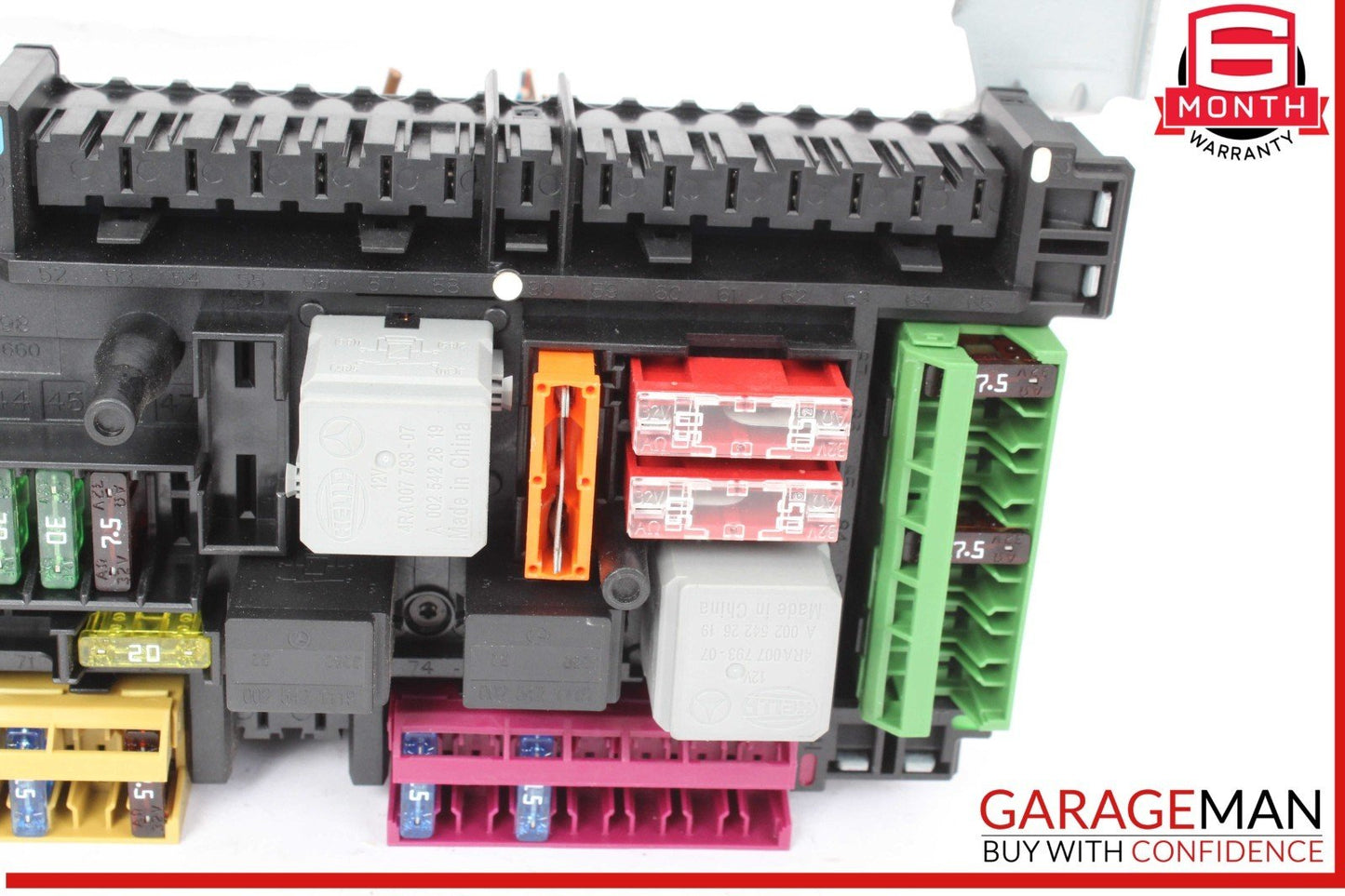 12-14 Mercedes W204 C250 C350 Rear SAM Module Relay Fuse Box Assembly OEM