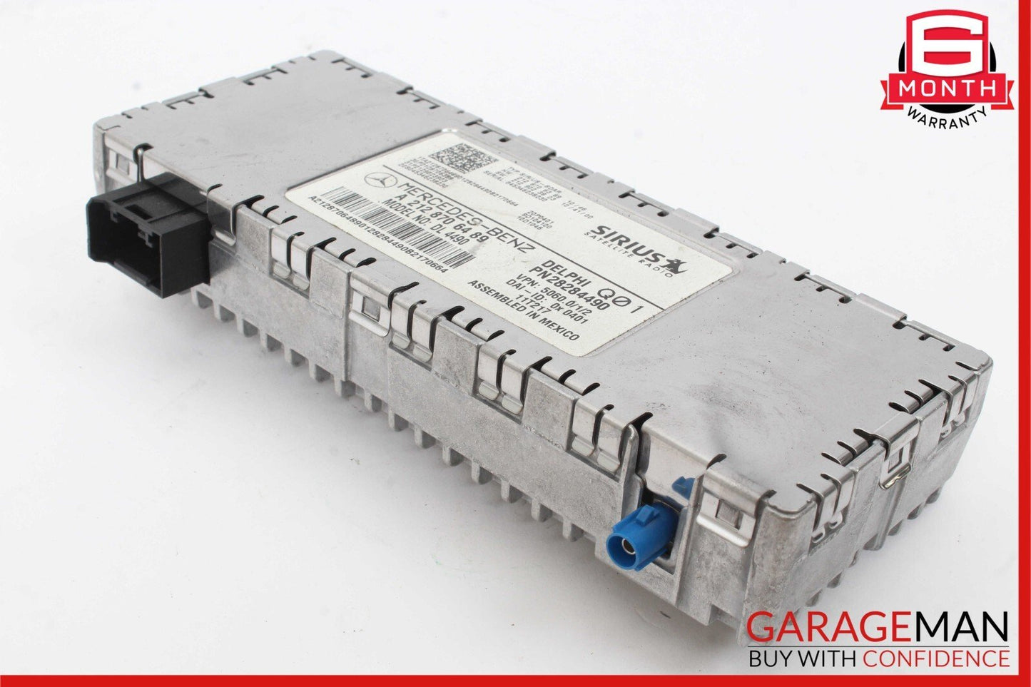12-15 Mercedes SLK350 GLK350 C250 Sirius Satellite Radio Receiver Control Module