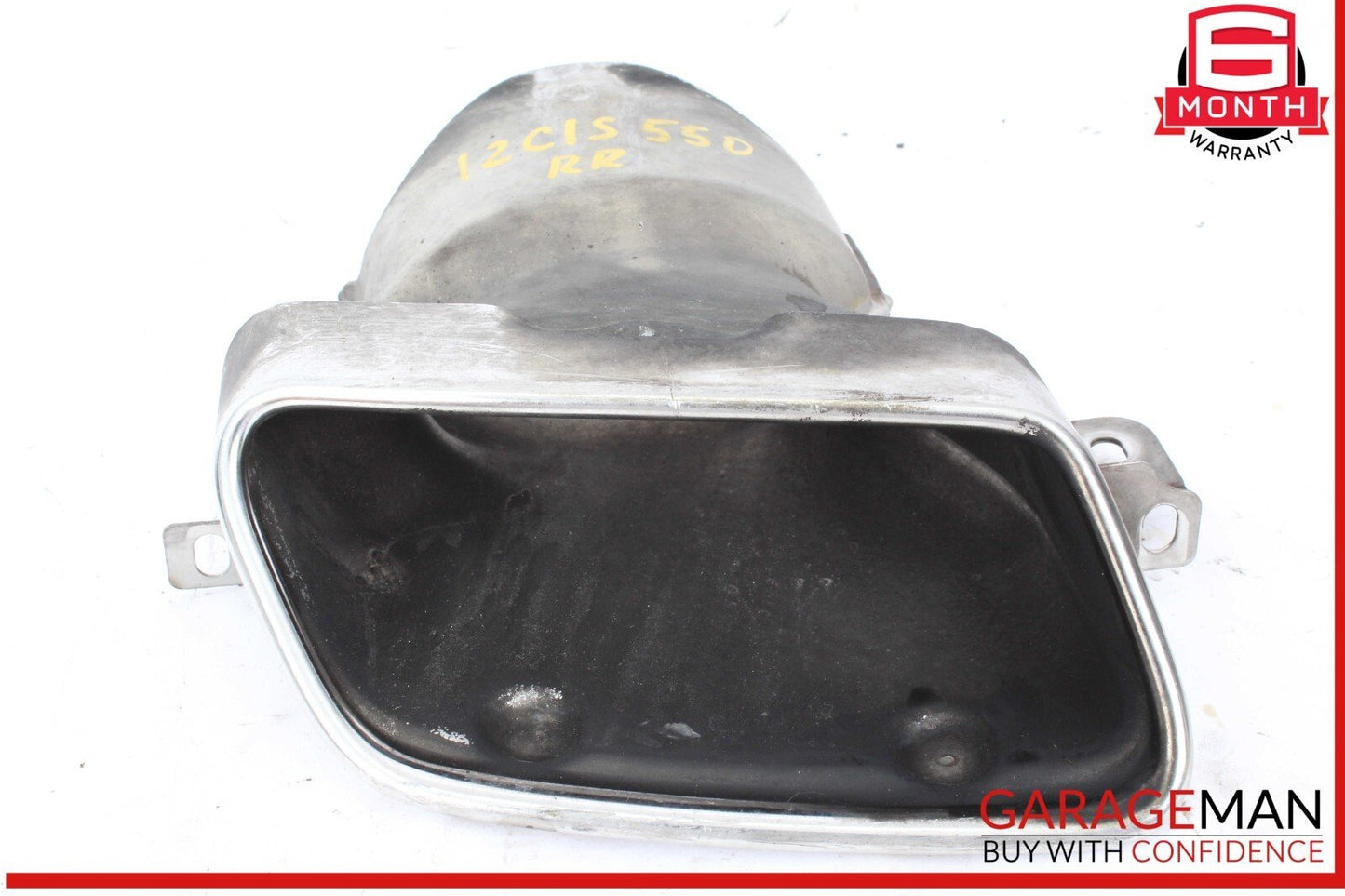 10-17 Mercedes X164 GL450 Rear Bumper Exhaust Muffler Tips Set of 2 OEM