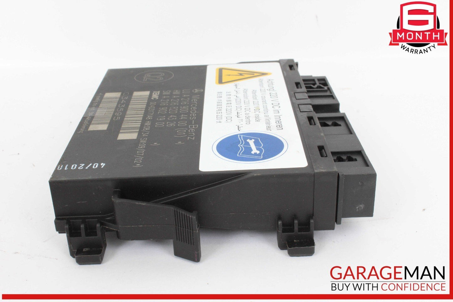 10-14 Mercedes W216 CL550 Front Right or Left Seat Contour Control Module Unit