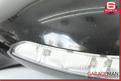 07-09 Mercedes W221 S550 Front Left Side Mirror Rear View Door Obsidian Black