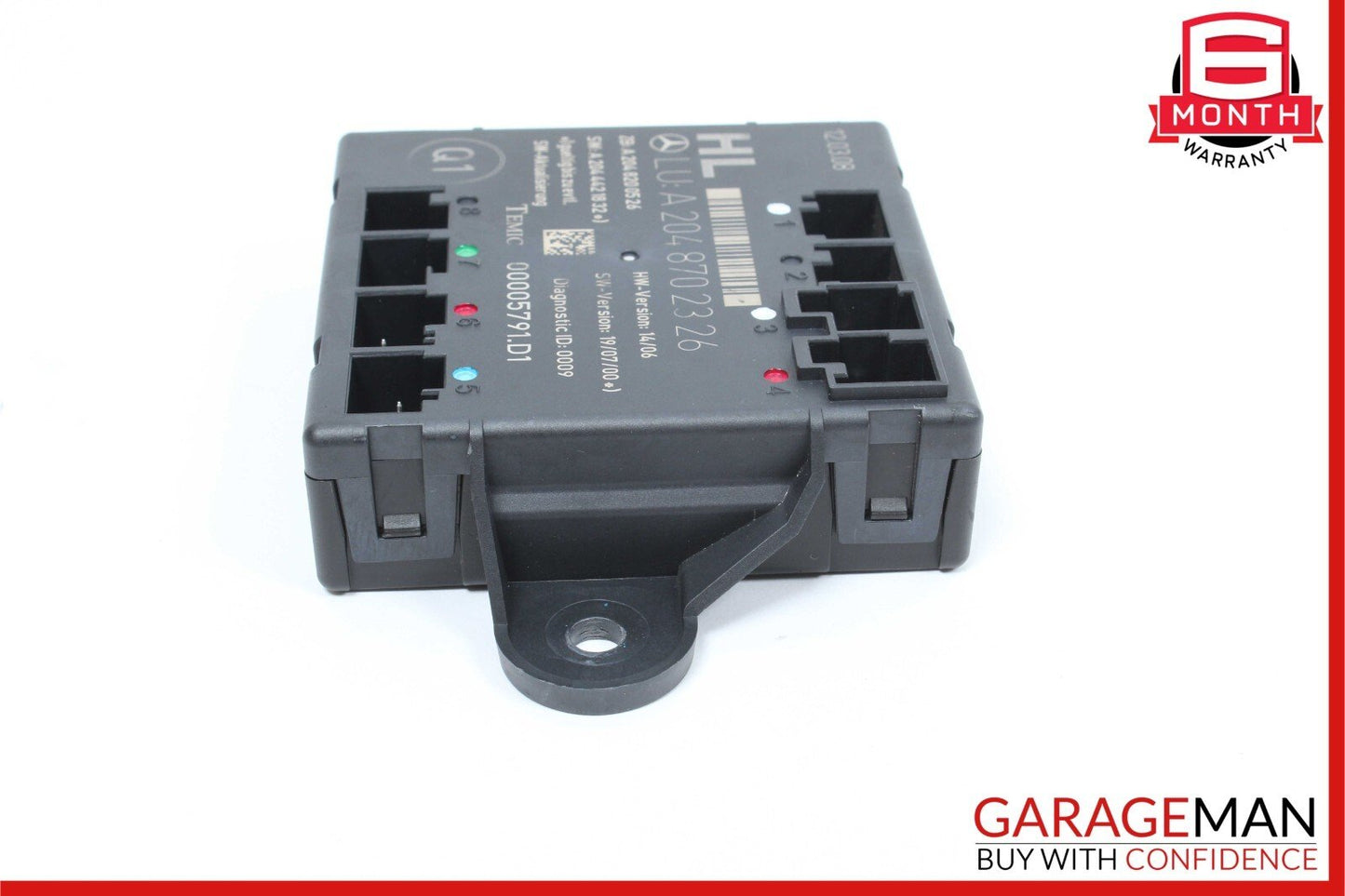 08-18 Mercedes W204 C300 CLS550 GLK350 Rear Left Side Door Control Module OEM