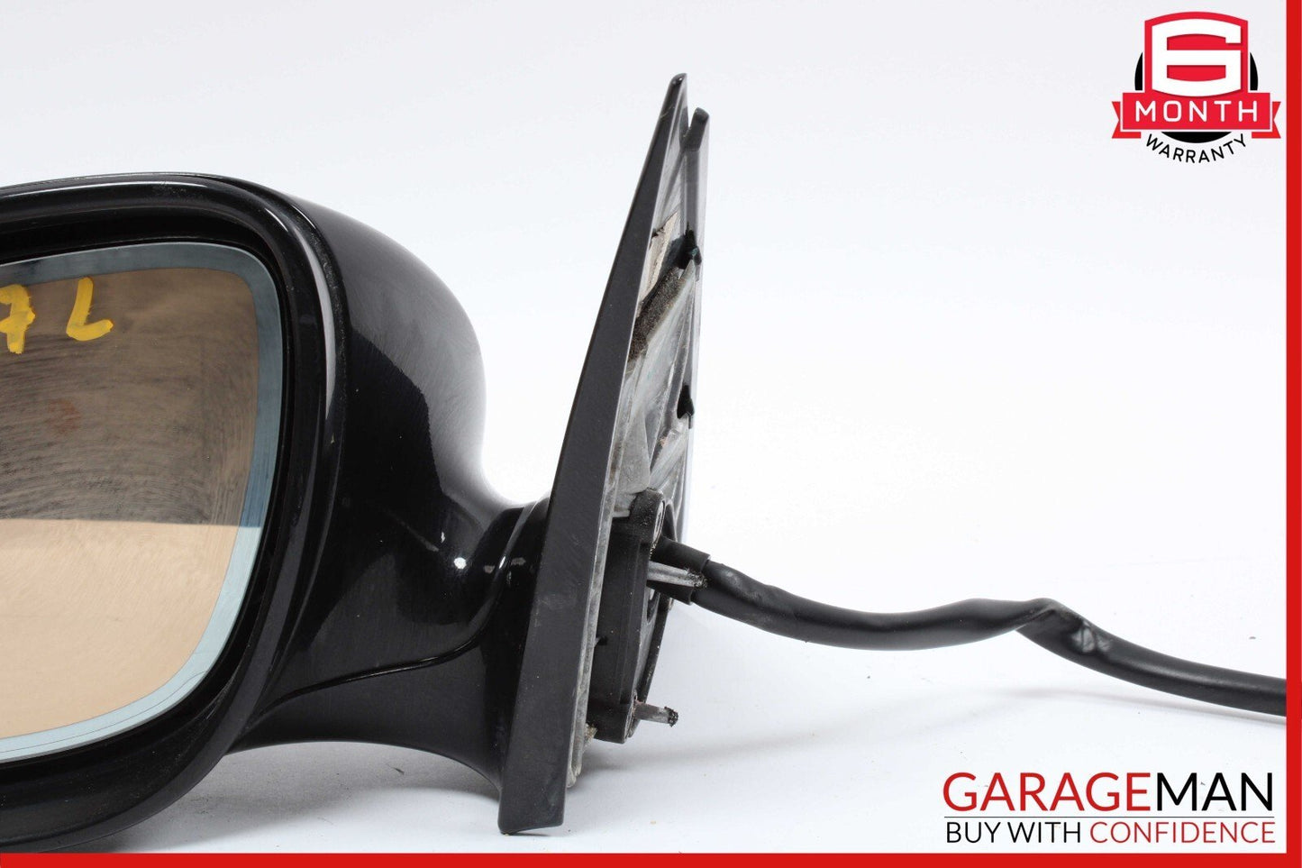 07-09 Mercedes W221 S550 S600 Front Left Side Mirror Door Rear View Black OEM