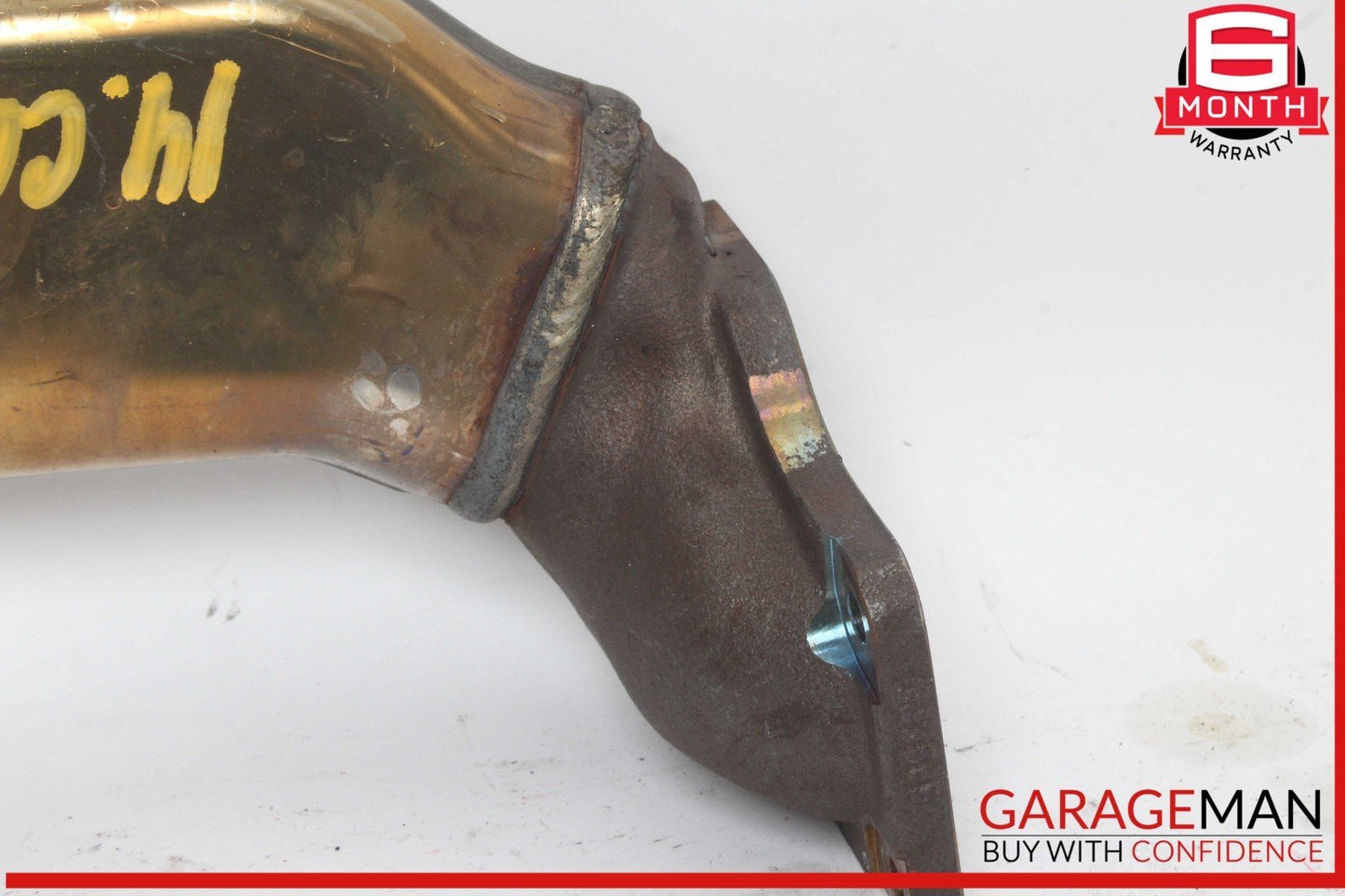 12-18 Mercedes W218 CLS550 4.6L Left Exhaust Pipe Adapter 2781400908 OEM