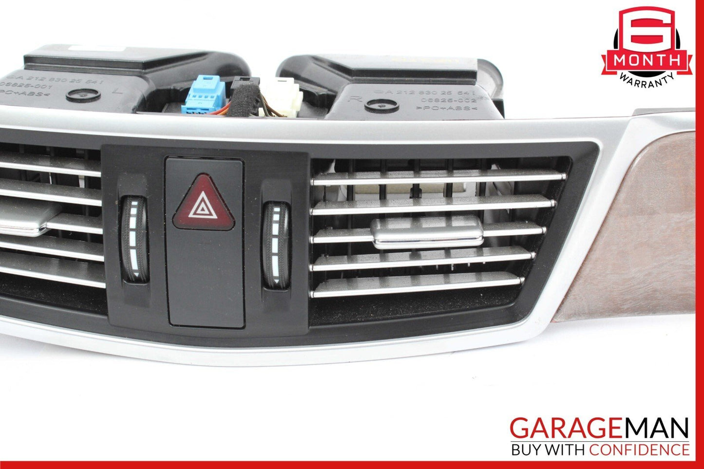 10-13 Mercedes W212 E350 Front Center Dash AC A/C Air Vent Grille Trim Assembly
