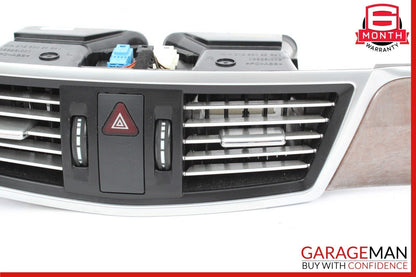 10-13 Mercedes W212 E350 Front Center Dash AC A/C Air Vent Grille Trim Assembly