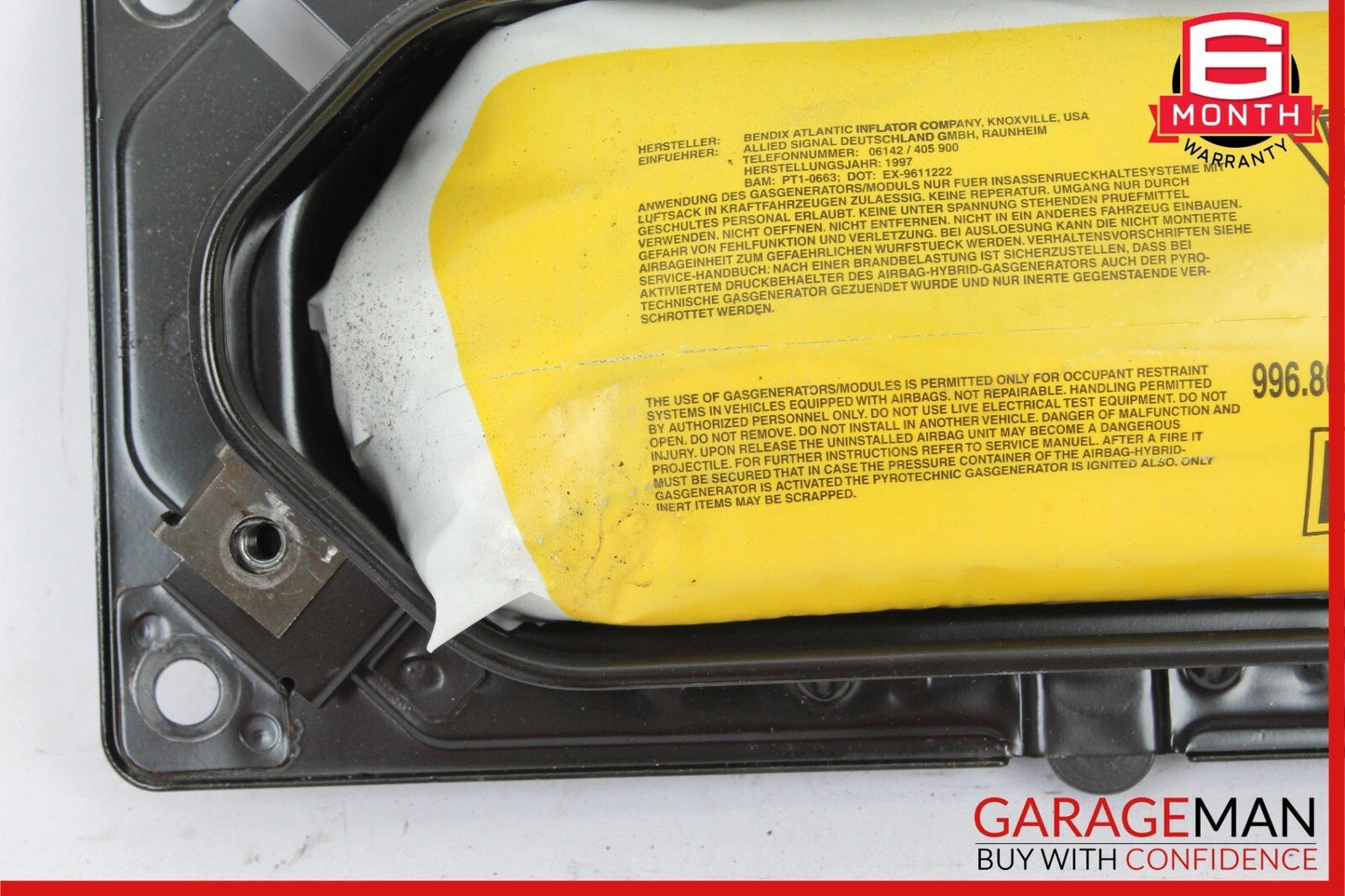 97-04 Porsche Boxter 986 Carrera 911 996 Front Left Door Airbag Air Bag