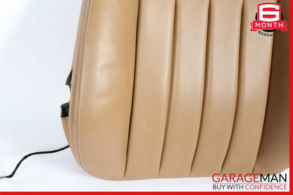 10-16 Mercedes W212 E350 E550 Front Right Top Upper Seat Cushion Cover Brown OEM