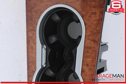06-12 Mercedes W164 ML350 GL450 Center Console Cup Holder Compartment Wood OEM