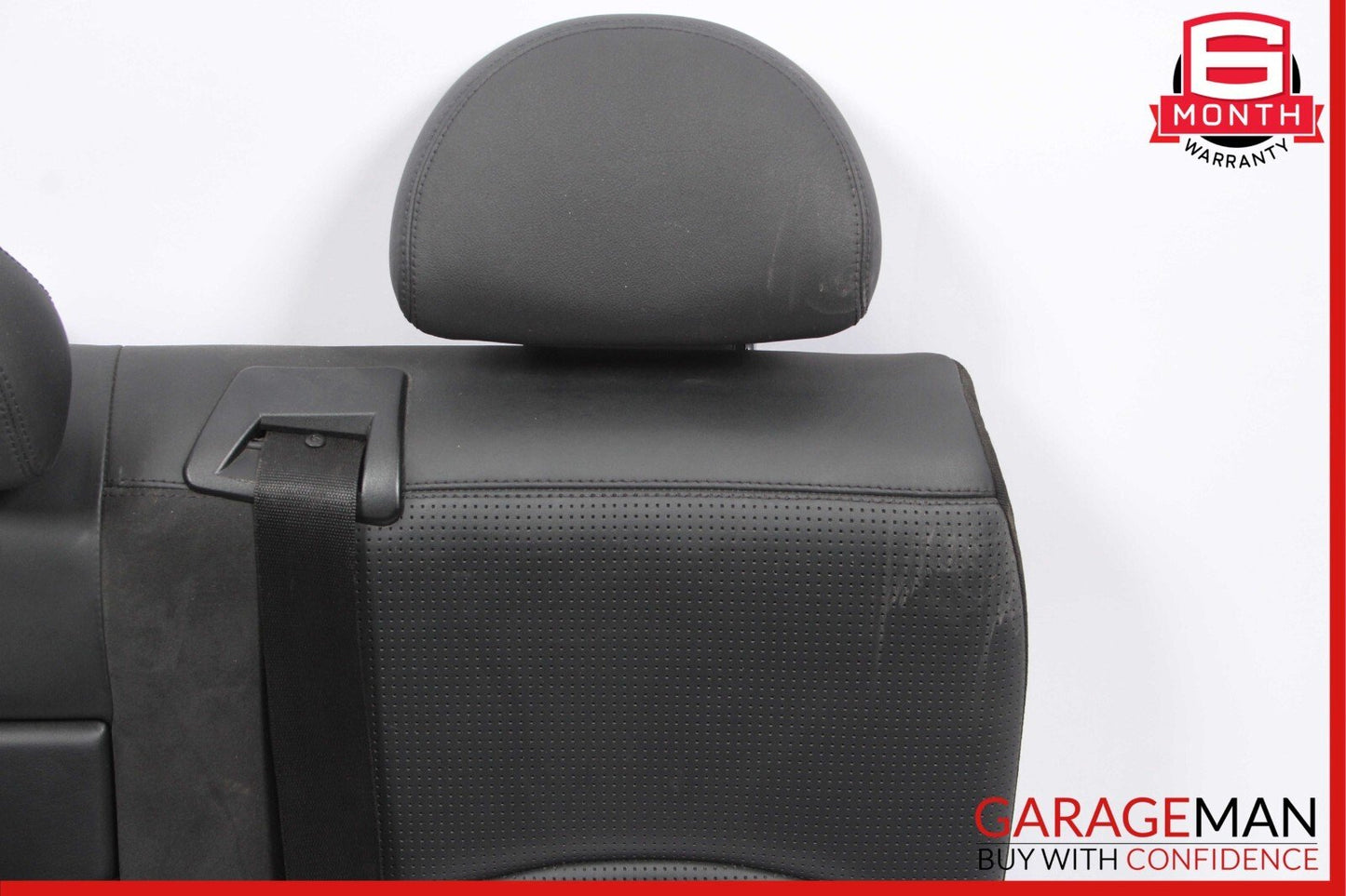 07-09 Mercedes W211 E63 AMG Rear Left Top Upper Seat Cushion Cover Black OEM