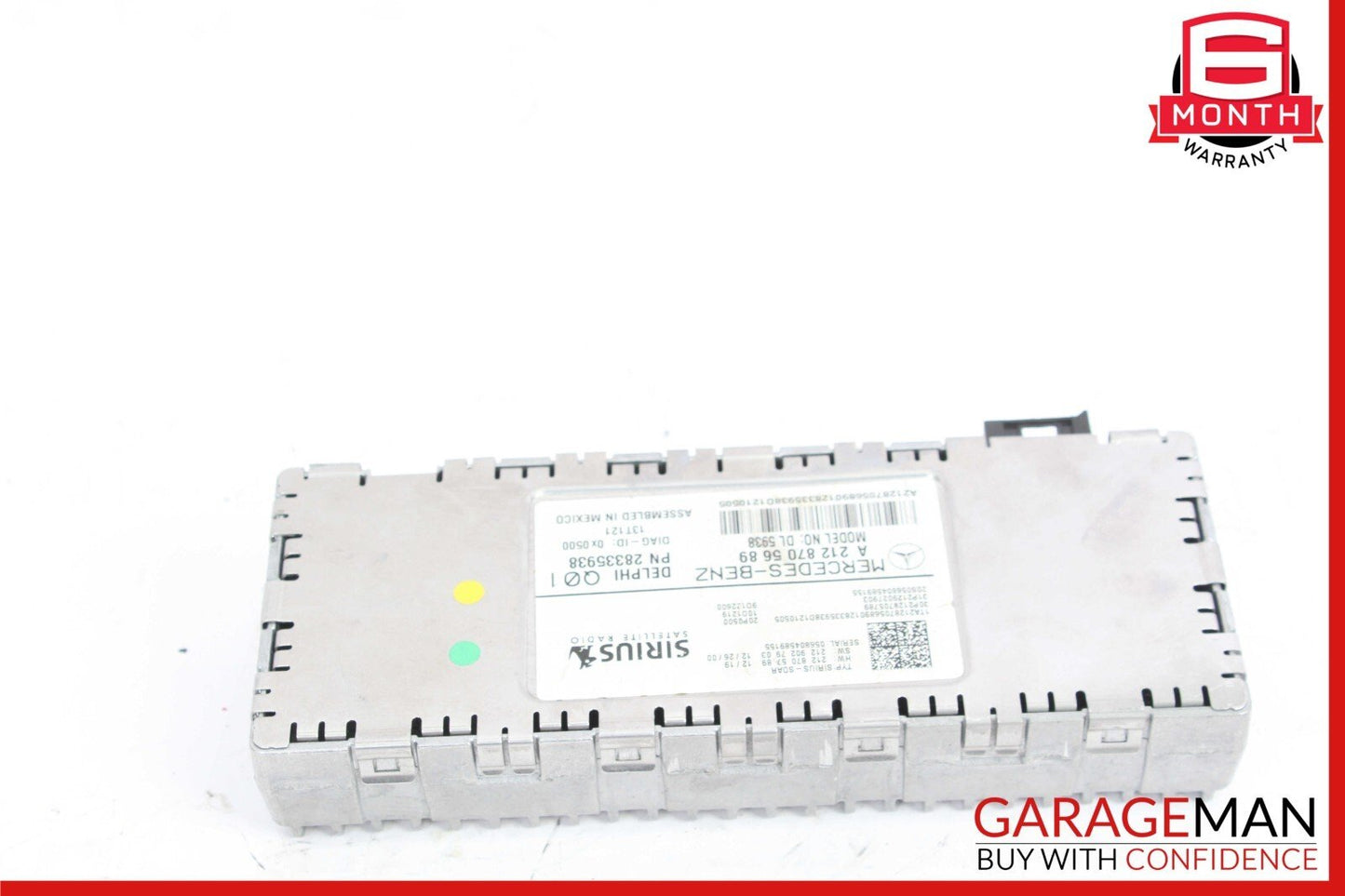 10-17 Mercedes W212 E350 E250 C300 Sirius Satellite Radio Receiver Module Unit