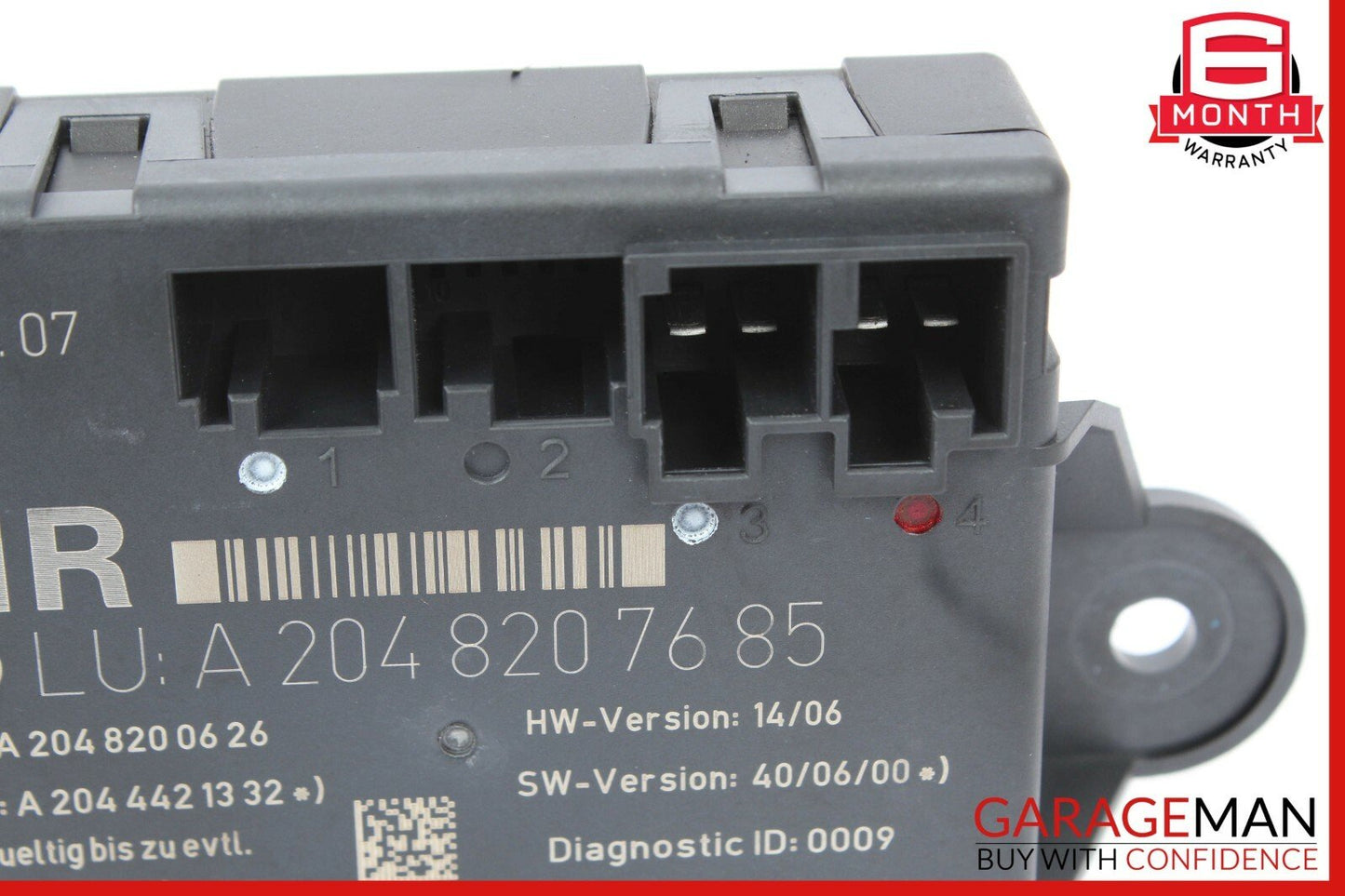 08-11 Mercedes W204 C300 C350 Rear Right Passenger Side Door Control Module OEM