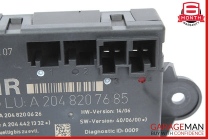 08-11 Mercedes W204 C300 C350 Rear Right Passenger Side Door Control Module OEM