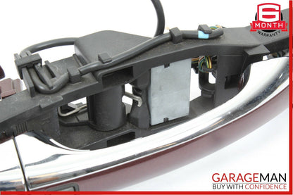06-11 Mercedes W219 CLS500 Rear Right Side Exterior Door Handle Keyless Go Red