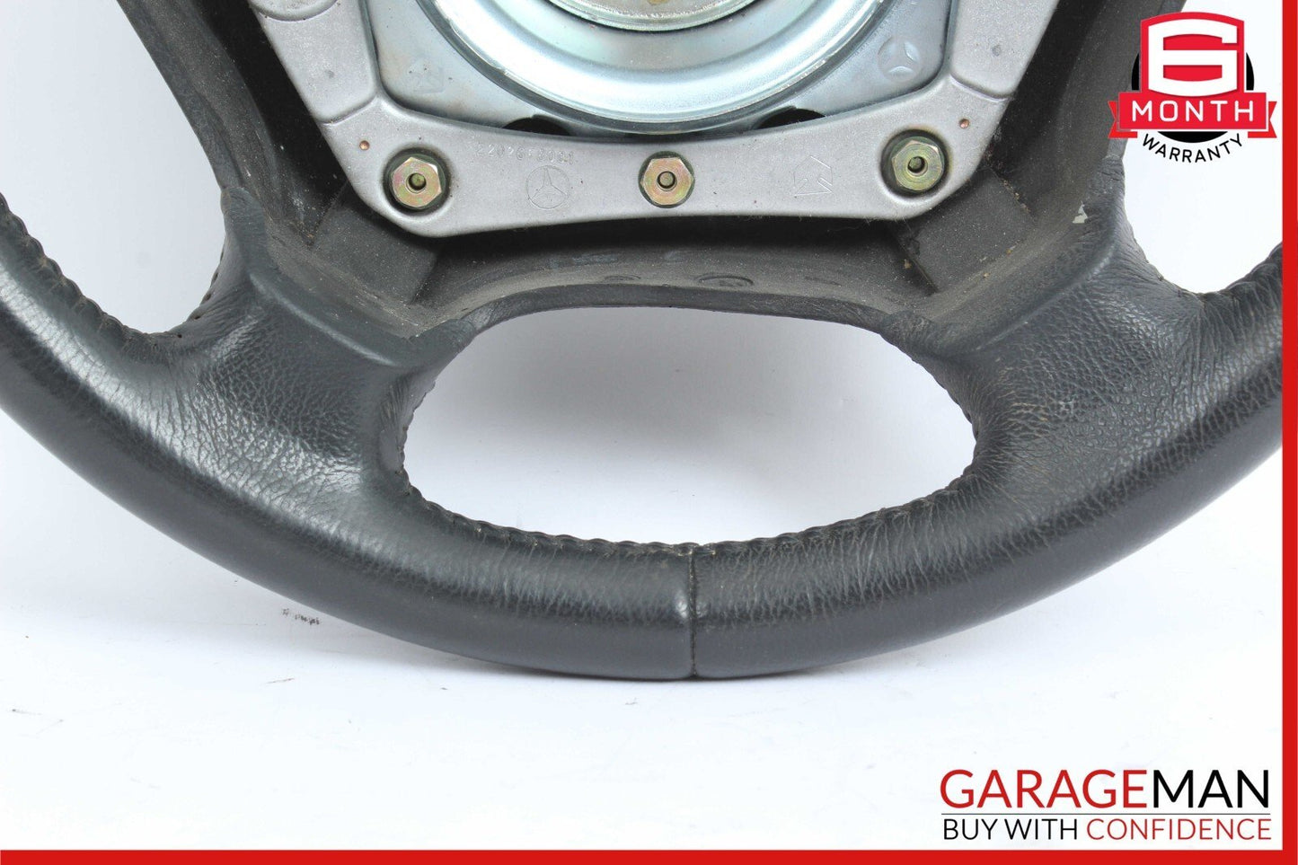 98-05 Mercedes W163 ML320 ML500 ML55 AMG 4 Spoke Steering Wheel Black OEM
