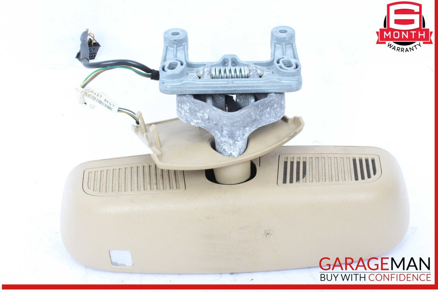 10-13 Mercedes W221 S400 Hybrid Interior Rear View Mirror Beige OEM