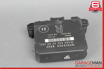 01-07 Mercedes W203 C55 AMG C230 Rear Right Side Door Control Module Unit OEM