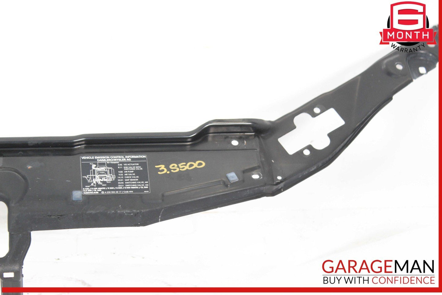 00-06 Mercedes W220 S500 S55 AMG Front Upper Radiator Core Support Bracket OEM