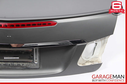 14-16 Mercedes W207 E350 E550 Coupe Rear Trunk Lid Deck Shell Panel Silver OEM