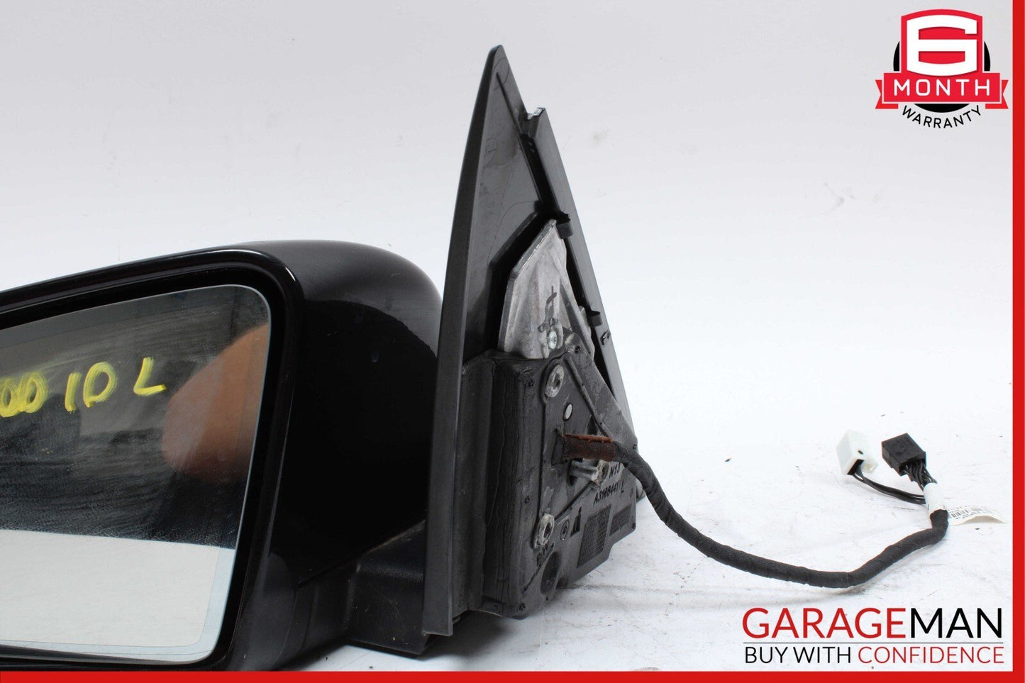 10-11 Mercedes W204 C300 C350 Front Left Side Rear View Door Mirror Black OEM