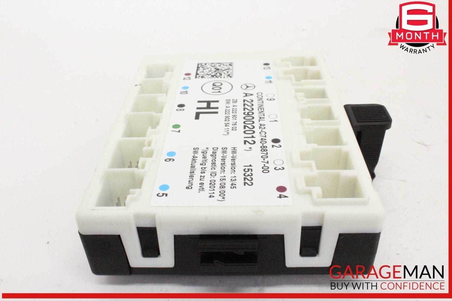 14-17 Mercedes W222 S550 Rear Left Driver Side Door Control Module Unit OEM