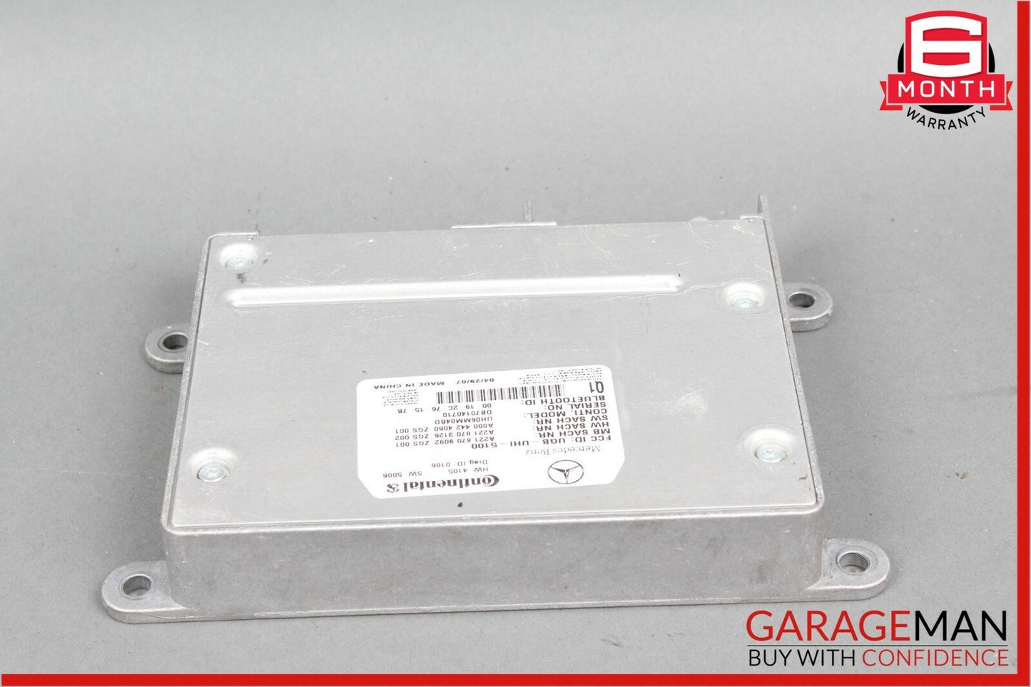 07-09 Mercedes W221 S63 CL63 Bluetooth Communication Module OEM